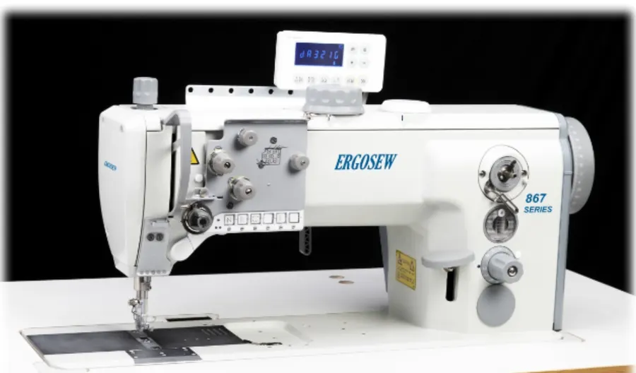 ERGOSEW 867 series flatbed walking foot sewing machine