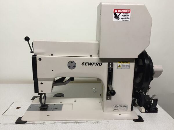Shop heavy-duty industrial sewing machines for upholstery, leather, canvas, and vinyl. SewPro USA offers durable, professional equipment and expert support