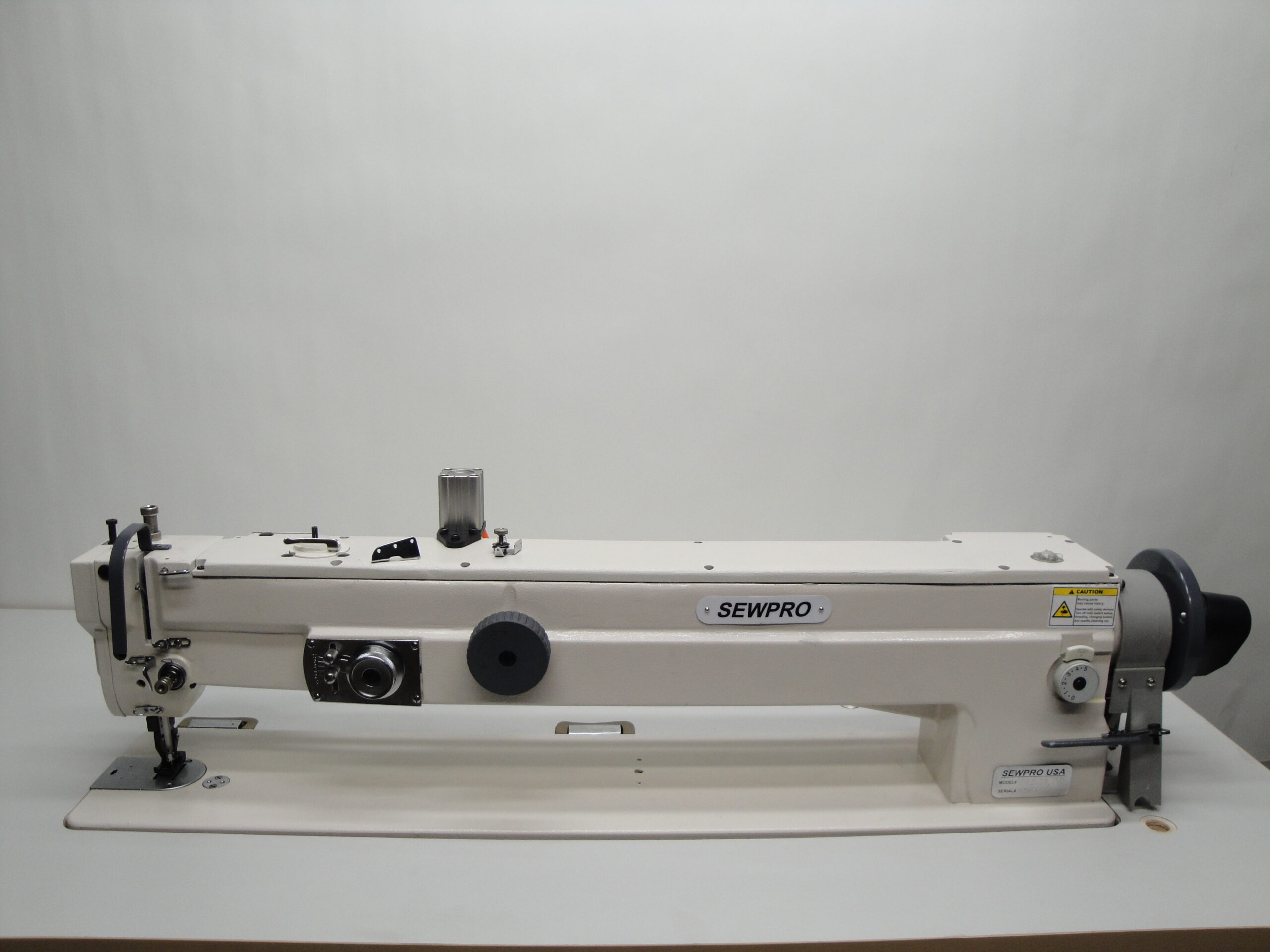 Large Scale Zig-Zag: The SEWPRO 2153L30 for Wide Materials | SEWPRO SEWPRO 2153L30 sewing leather. Shop heavy-duty industrial sewing machines for upholstery, leather, canvas, and vinyl. SewPro USA offers durable, professional equipment and expert support